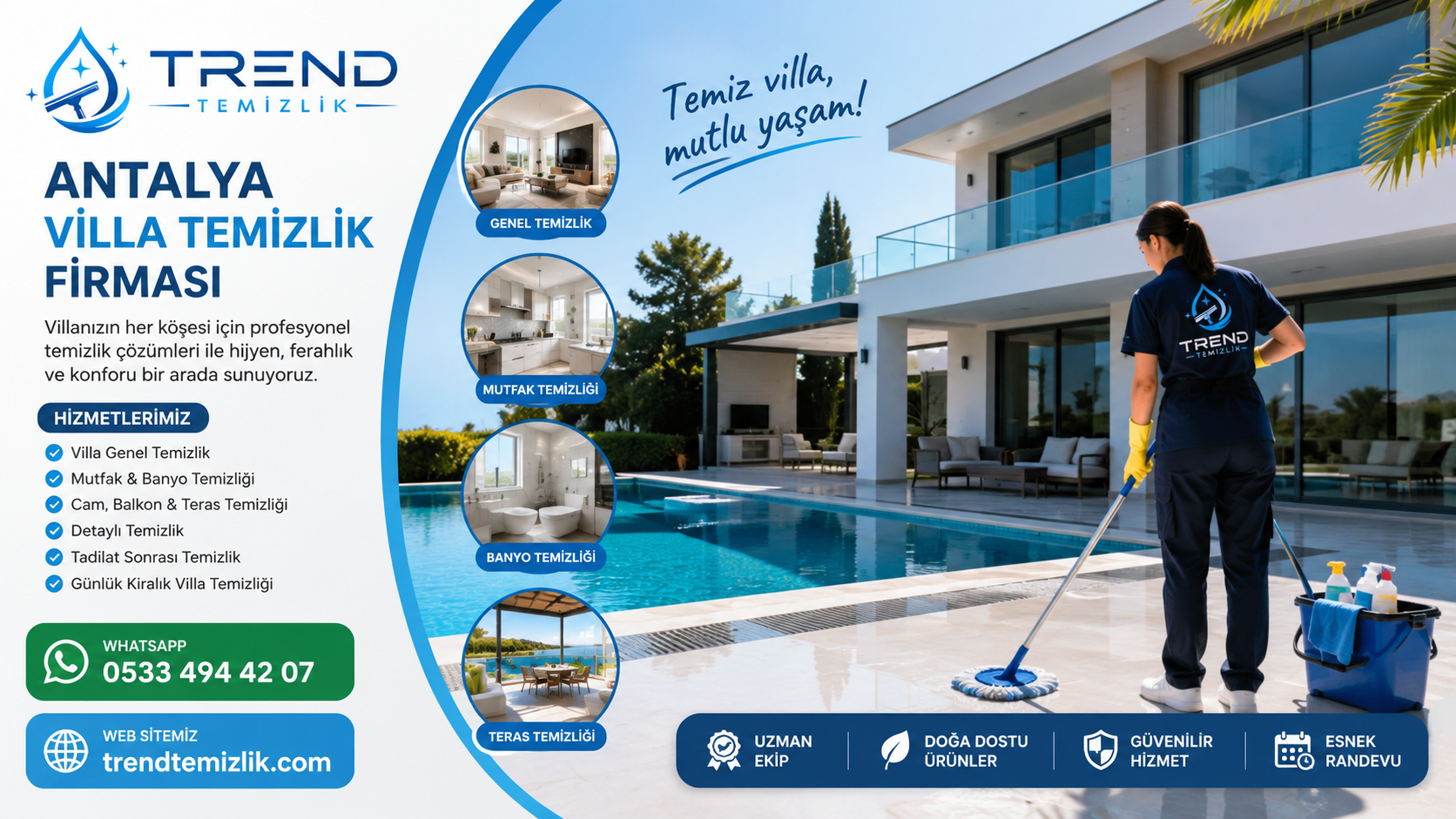 Antalya Villa Temizlik Firması